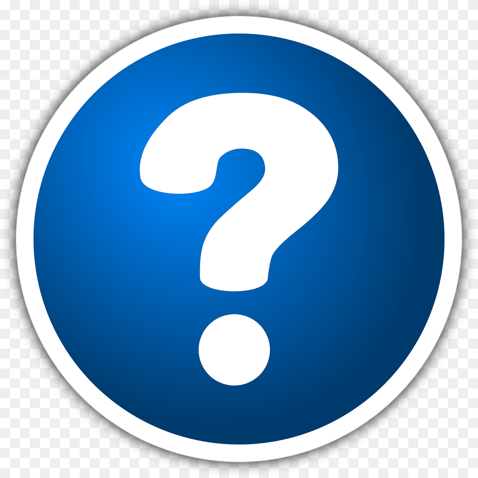 Question Mark Blue Button Icon Question Mark Button Icon, Symbol, Number, Text Free Png Download