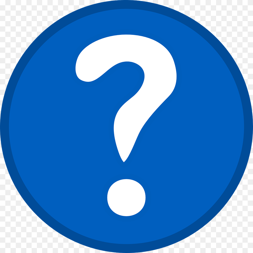 Question Mark Blue Circle, Symbol, Text Png Image