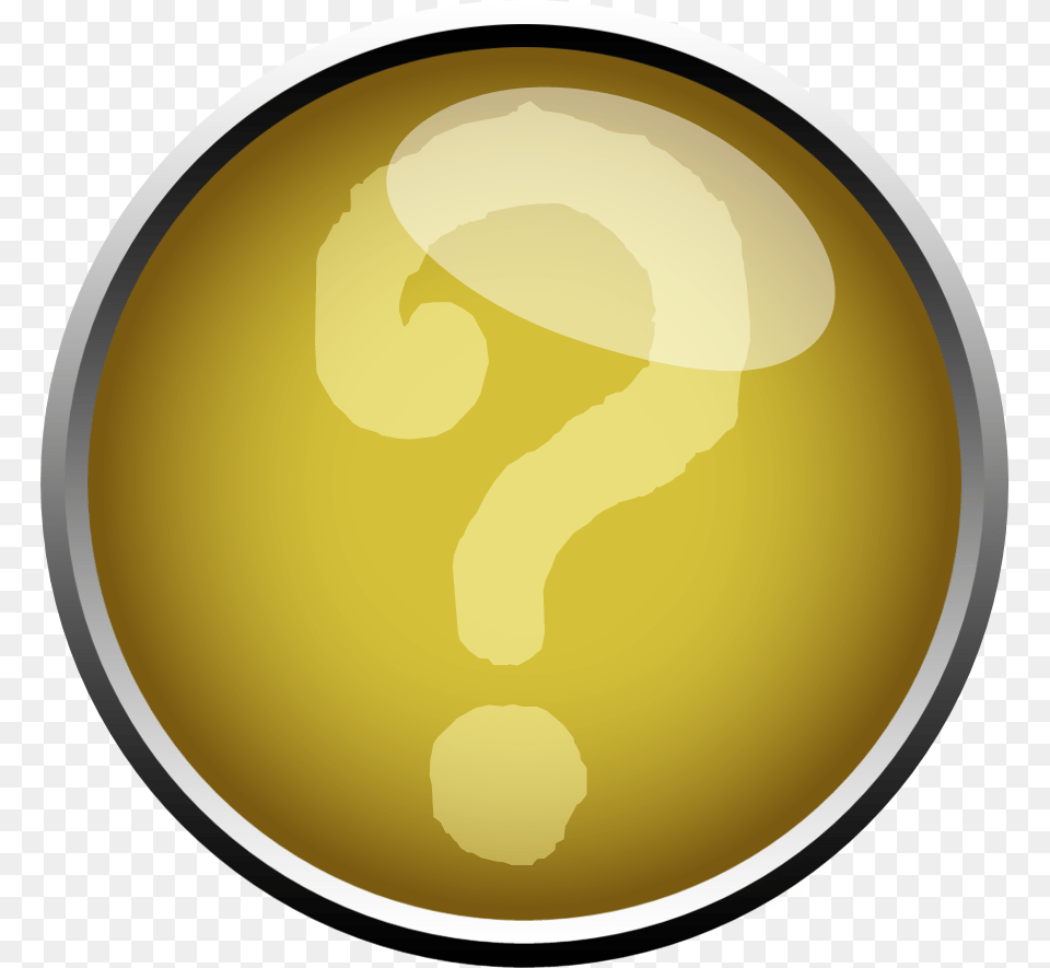Question Mark Circle, Ammunition, Grenade, Weapon, Gold Png Image