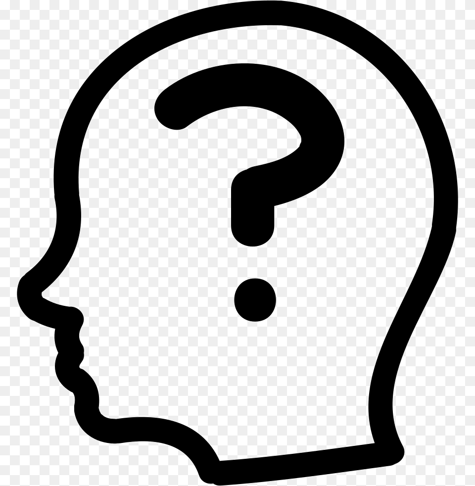 Question Mark Computer Icons Head With Question Mark Inside, Stencil, Smoke Pipe Png