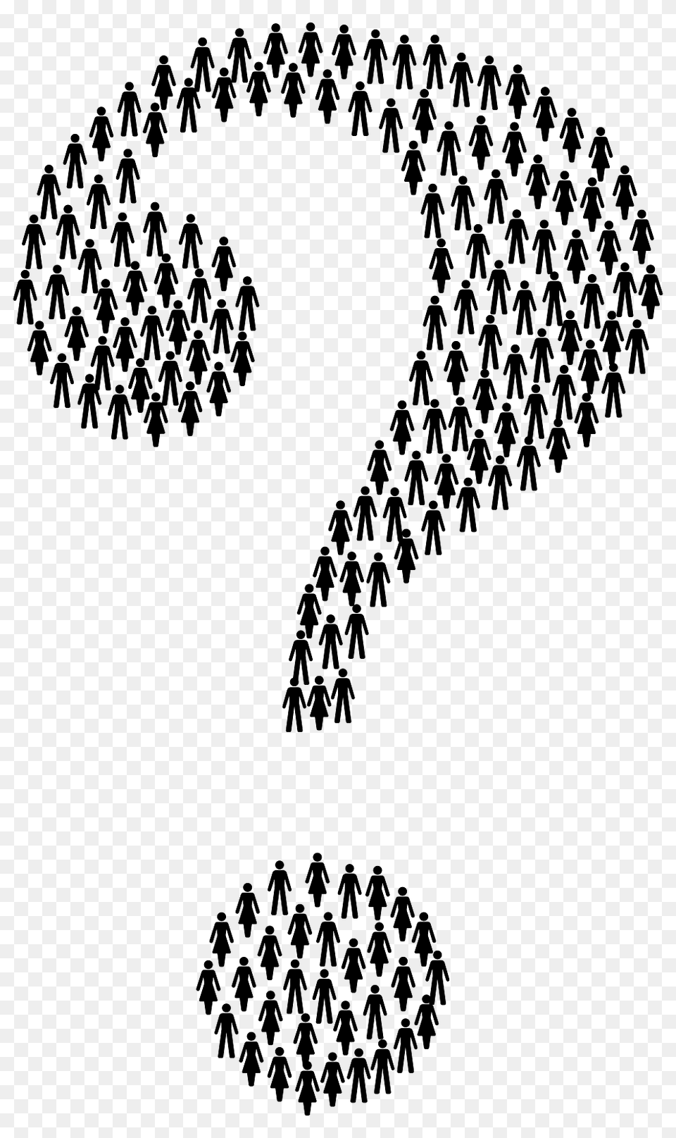 Question Mark Human Confusion, Person, Text, Symbol, Pattern Free Transparent Png