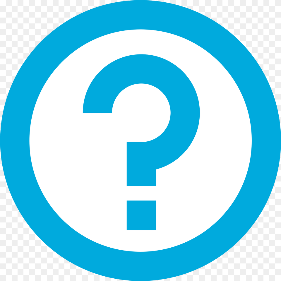 Question Mark Icon Blue, Disk Free Png Download