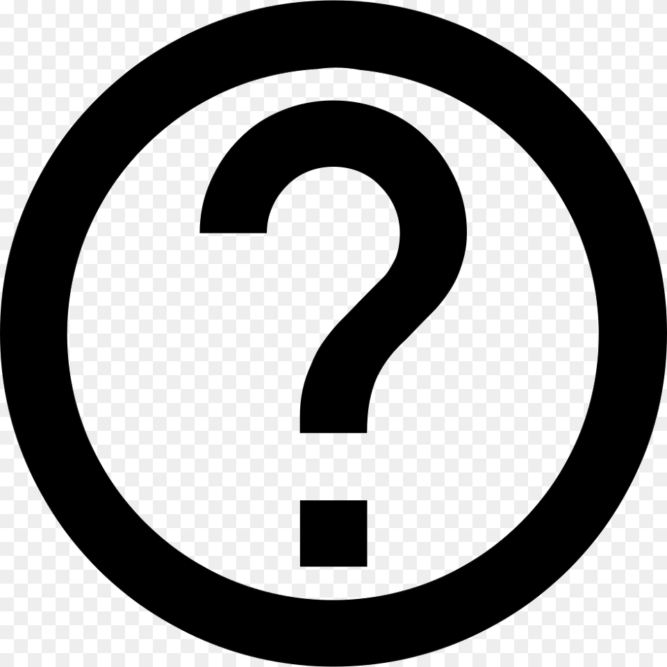 Question Mark Icon 2 Number In Circle, Symbol, Text, Disk Free Transparent Png