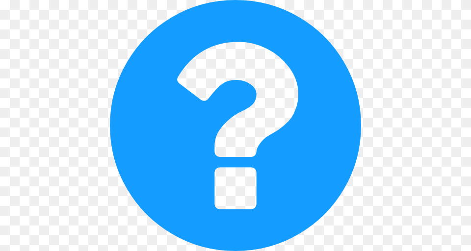 Question Mark On A Circular Black Background, Symbol, Disk, Text, Number Free Transparent Png