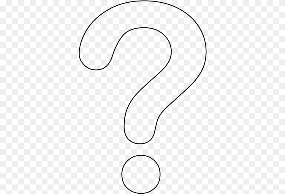 Question Mark Pattern Line Art, Text Free Transparent Png