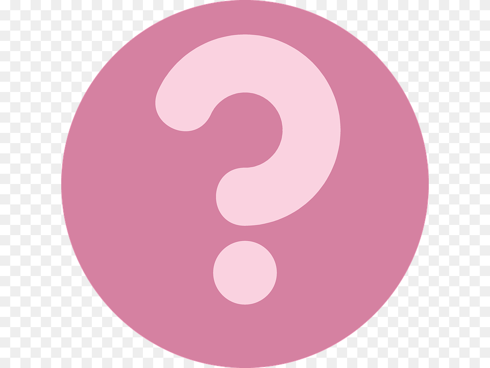 Question Mark Question Help Response Icon Question Mark Icon Pink, Symbol, Number, Text, Disk Png Image
