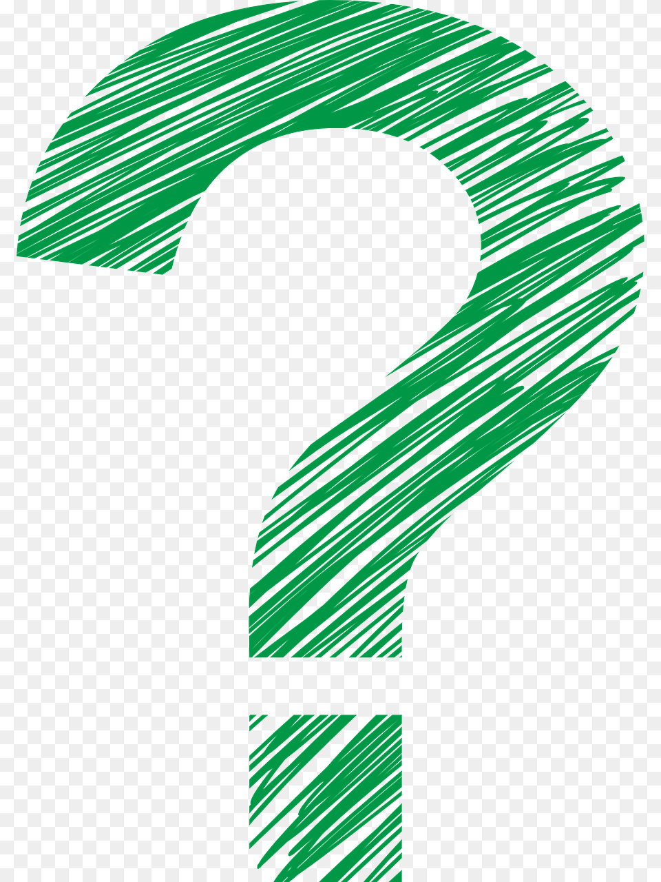 Question Mark Question Mark Green, Stick, Cane Free Png Download