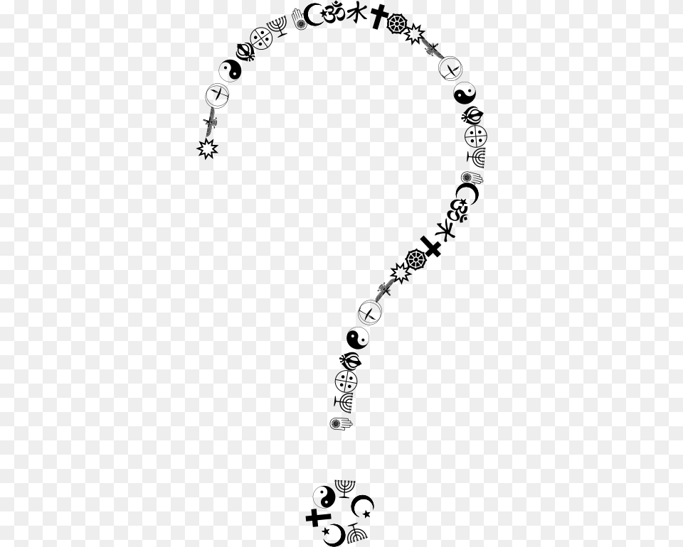 Question Mark Religion Monochrome, Gray Free Transparent Png