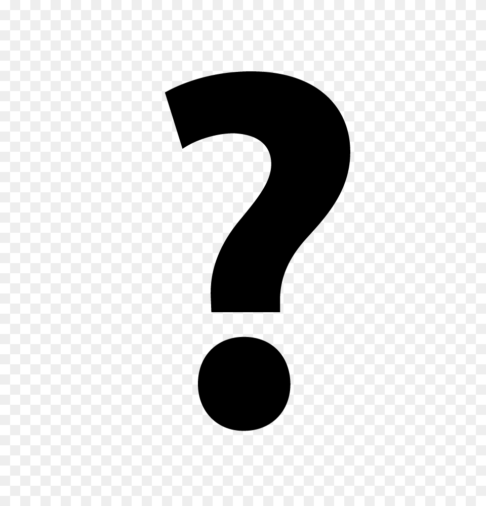 Question Mark Swipes Utc Jennersdorf Clip Art, Gray Png