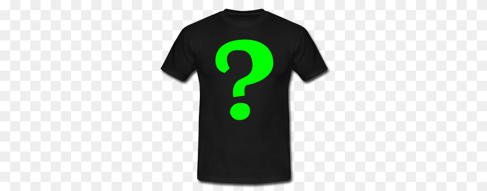 Question Mark Symbol Mens T Shirt, Clothing, T-shirt, Text Free Transparent Png