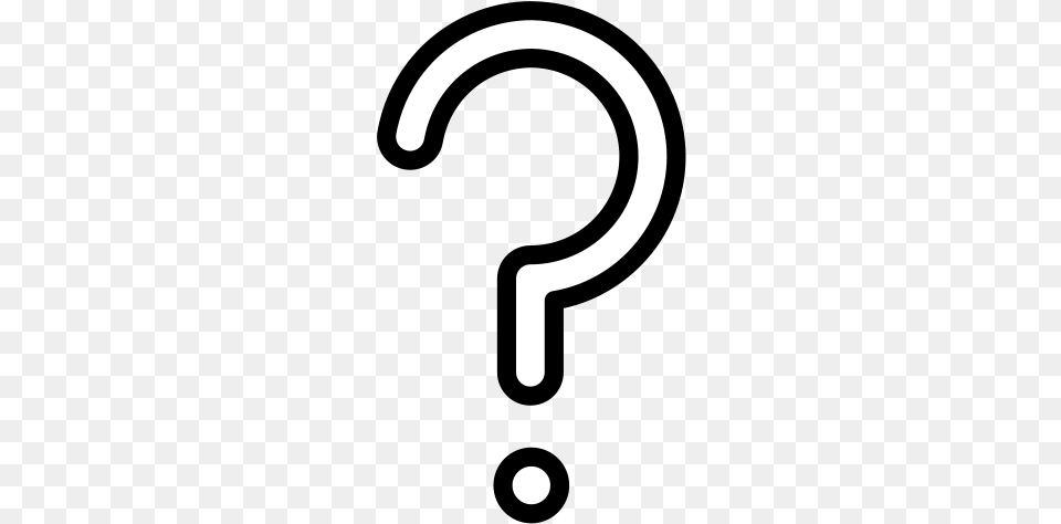 Question Mark Vector Outline, Electronics, Hardware, Accessories, Earring Free Png