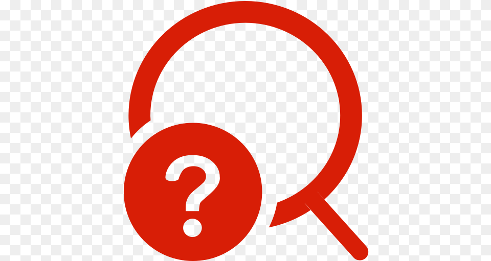 Questions Icon For Powerpoint Question Icon Red, Electronics, Headphones Png Image