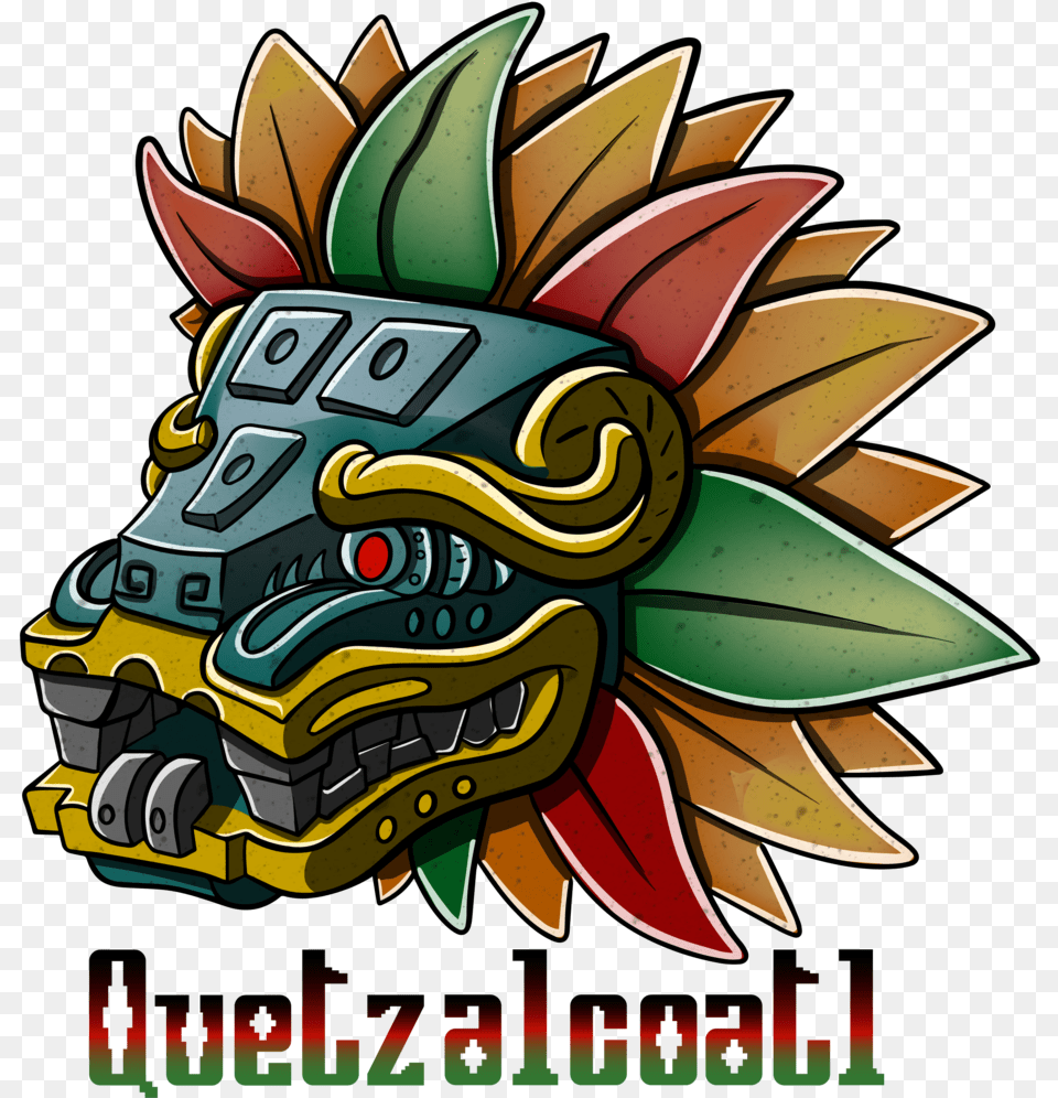 Quetzalcoatl Sticker Mesoamerica, Symbol, Emblem, Tool, Plant Png