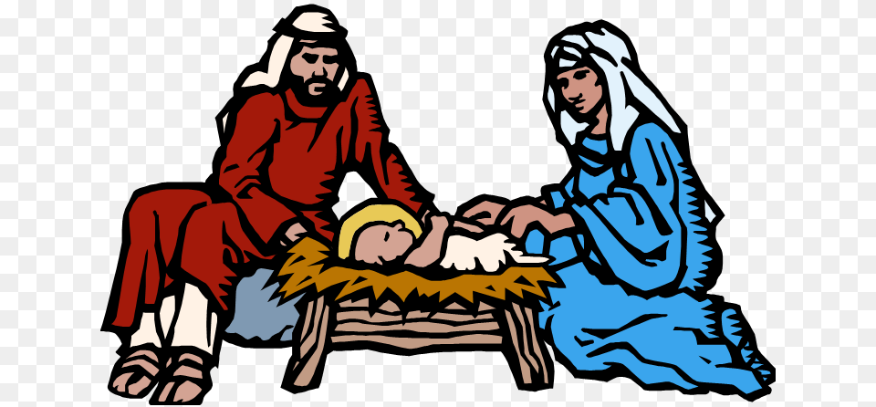 Quia Th Grade Christmas Holy Family Nativity Photos Red, Adult, Female, Person, Woman Free Png