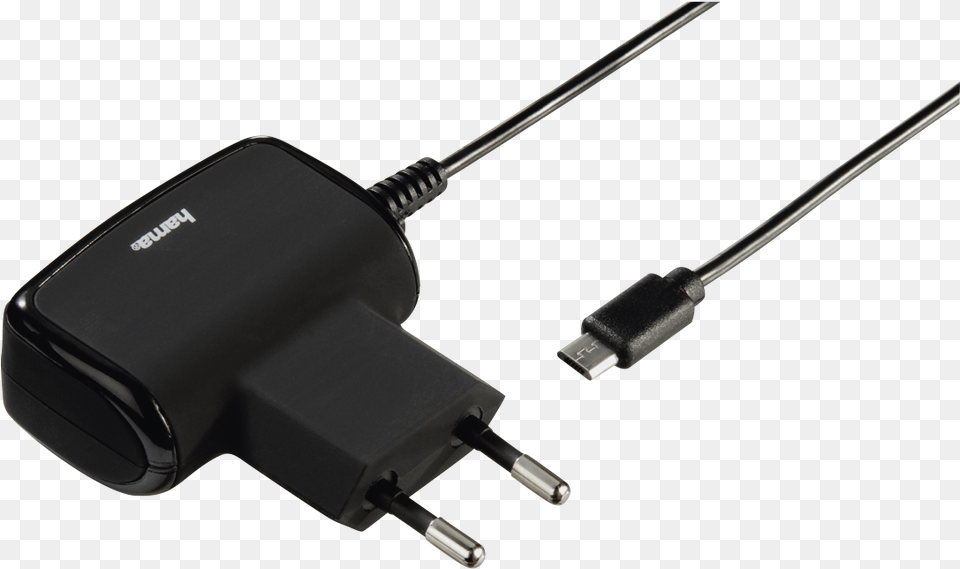 Quick And Travel Charger For Samsung Micro Usb Hama Universele Reislader Microusb Samsung Zwart, Adapter, Electronics, Plug Free Png Download