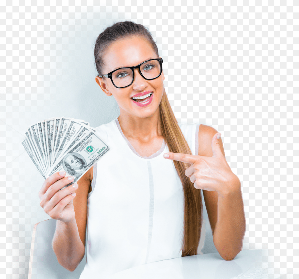 Quick Cash Loan Companies Cash, Woman, Adult, Photography, Female Free Png Download
