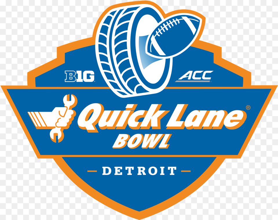 Quick Lane Bowl Wikipedia Pitt Vs Eastern Michigan, Logo, Badge, Symbol Free Png Download