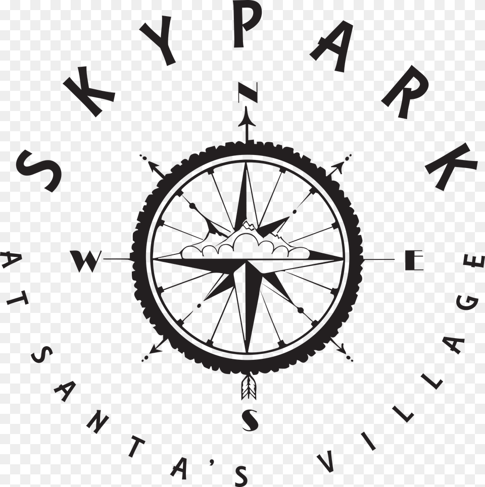 Quick Links Skypark At Santa39s Village, Machine, Wheel, Compass Png