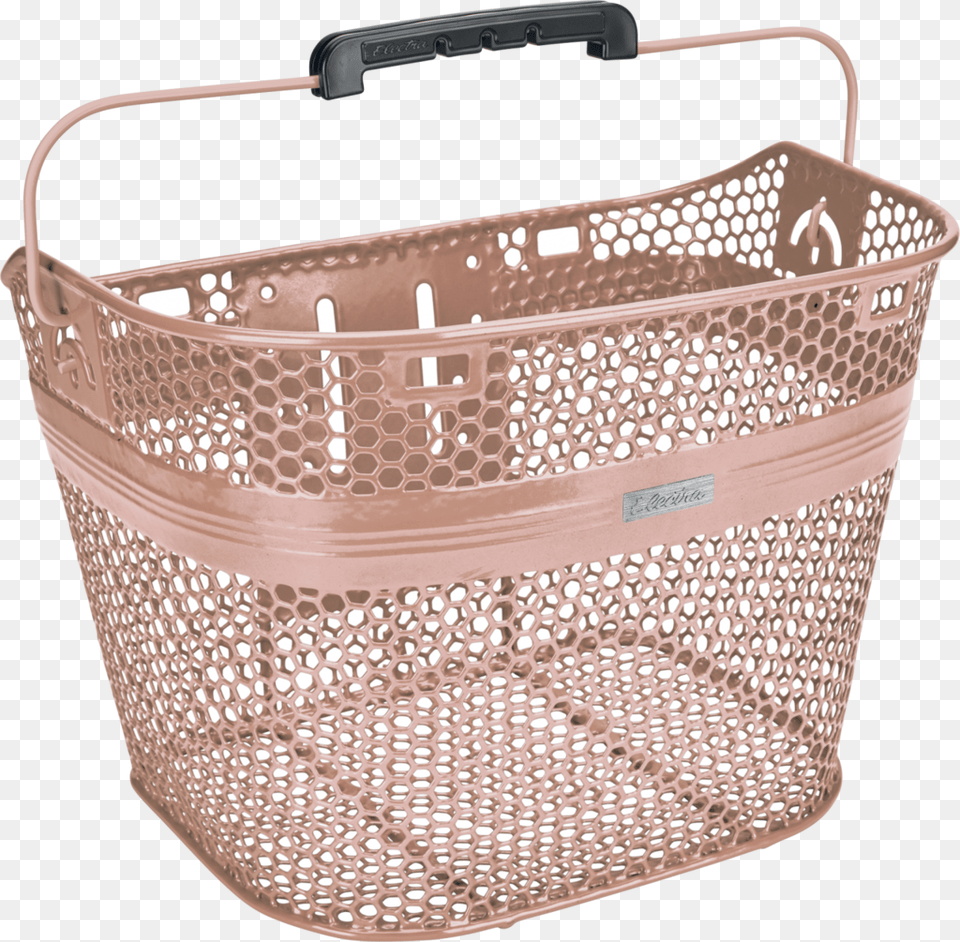 Quick Release Basket Rose Gold Bicycle, Shopping Basket, Accessories, Bag, Handbag Free Png