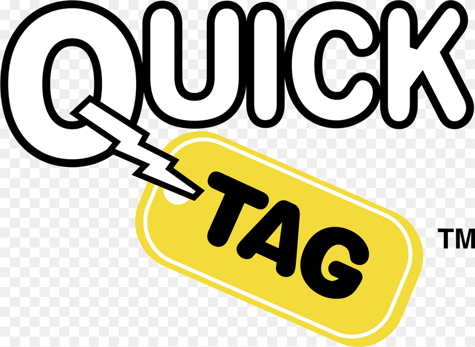 Quick Tag Logo Quick Tag, Text, Sign, Symbol, License Plate Free Png