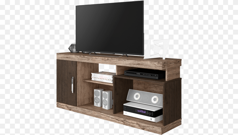 Quick View Mueble Rack Tv Audio, Computer Hardware, Electronics, Entertainment Center, Hardware Free Transparent Png