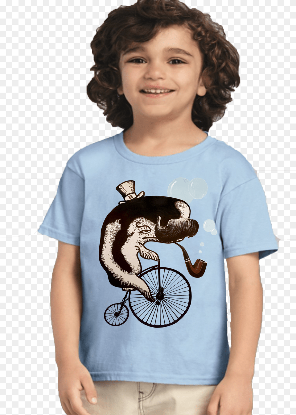 Quick View Wheelin Whale, T-shirt, Smoke Pipe, Clothing, Adult Free Png Download