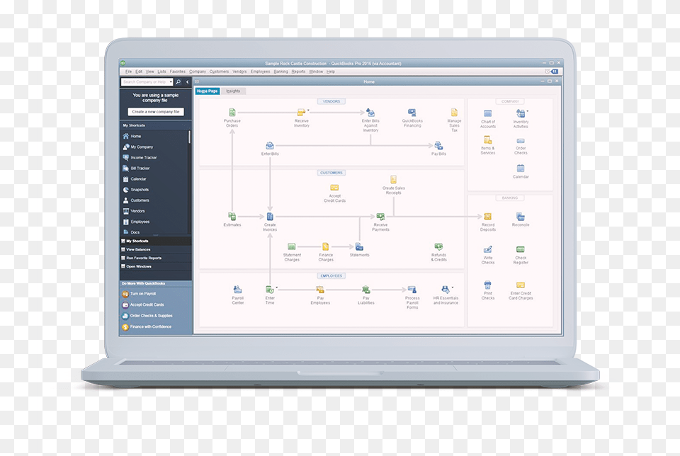 Quickbooks Desktop Cloud Vertical, Computer, Electronics, Laptop, Pc Free Png