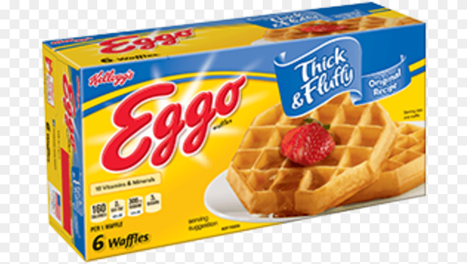 Quickease Eggo Thick And Fluffy Waffles, Food, Waffle Free Png Download