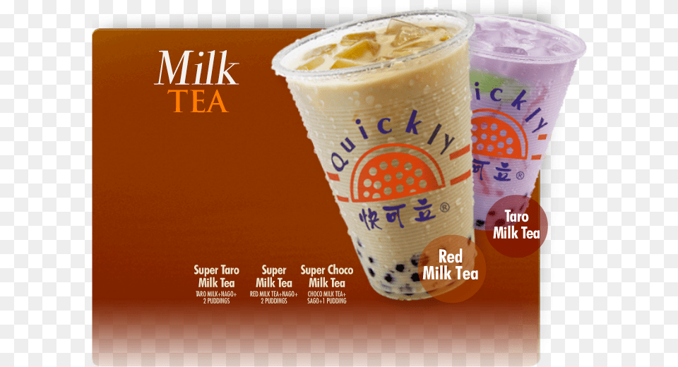 Quickly Milk Tea, Cup, Beverage, Juice Png