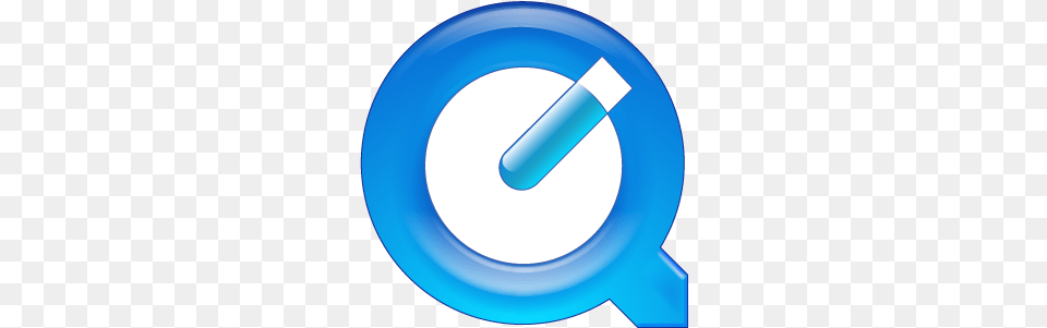 Quicktime Icon Logo Vector Logo With Blue Q, Disk Png