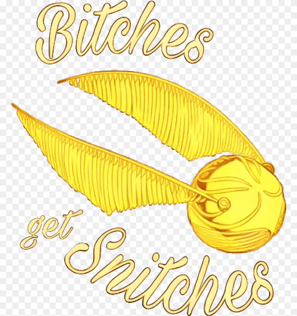 Quidditch Snitches Snitch Hp Pun Magdalenemagica Bitche Mobile Phone, Gold, Animal, Bee, Insect Free Png Download