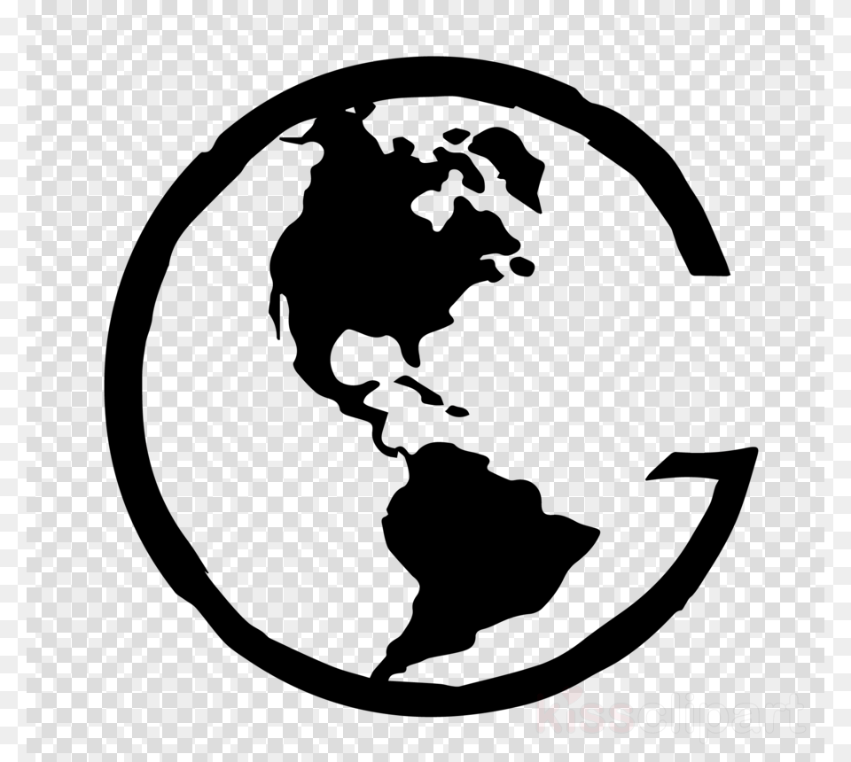 Quienes Son Americanos Clipart North America Earth, Stencil Free Transparent Png