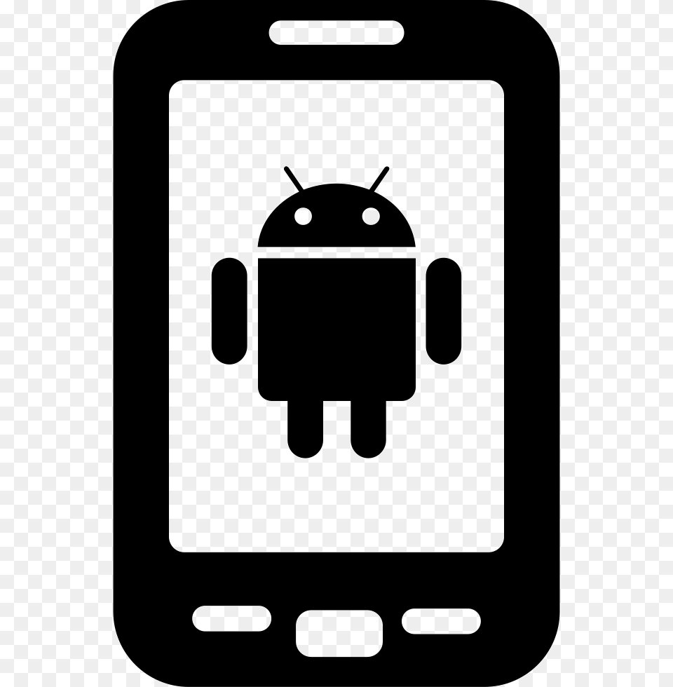 Quiet Android Phone Icon Download, Electronics, Mobile Phone, Stencil, Adapter Free Transparent Png