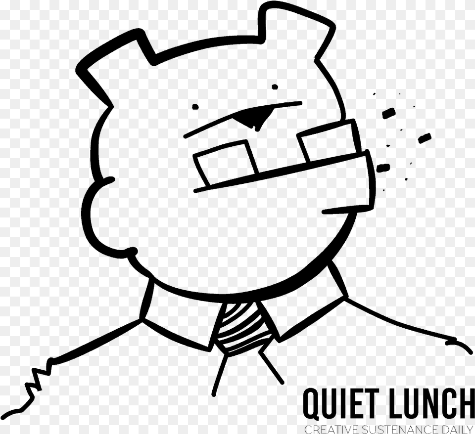 Quiet Lunch Magazine Logo, Gray Png Image