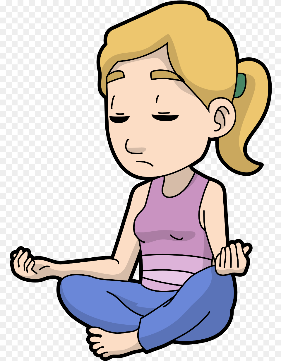 Quiet Person Cartoon, Baby, Face, Head Png Image