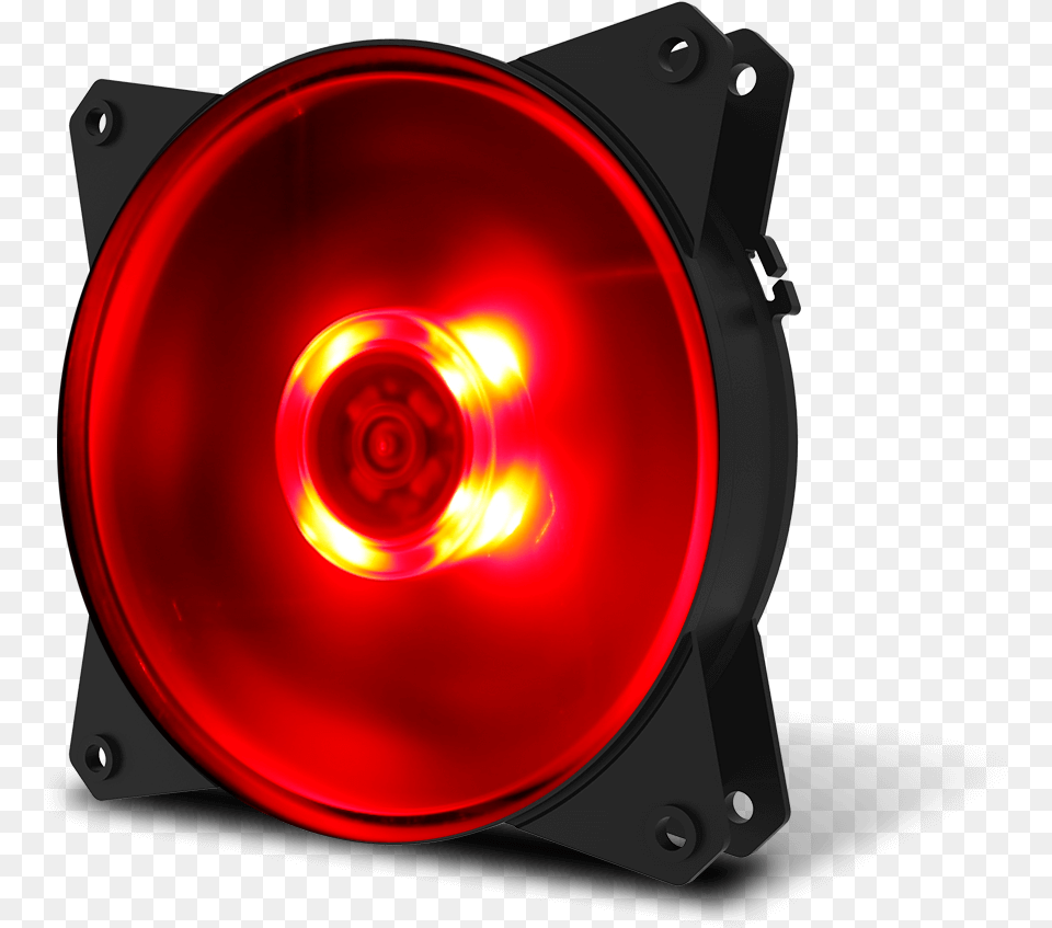 Quiet Single Color Cooling Cooler Master Fan Red, Light, Lighting, Traffic Light, Disk Png Image