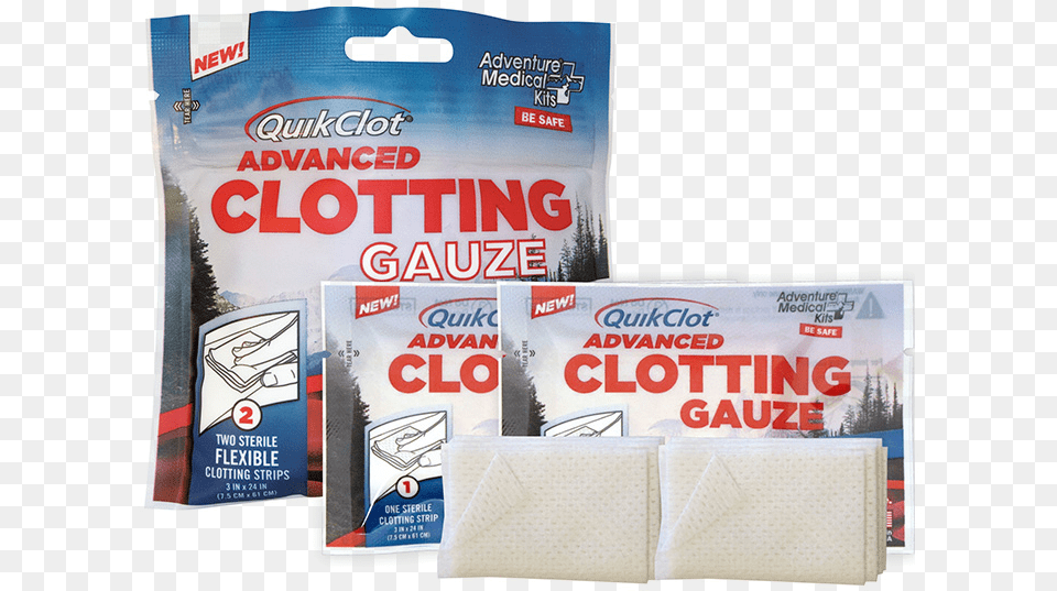 Quikclot Gauze Contents Quikclot Gauze Strt Quikclot Army Grade Bandage Dressing, Paper Png Image