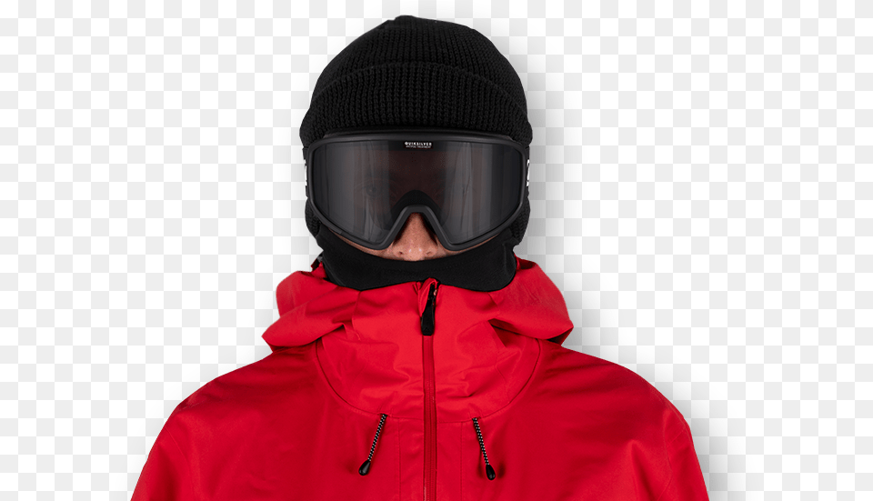 Quiksilver Snow Jacket Red, Hood, Clothing, Coat, Man Png