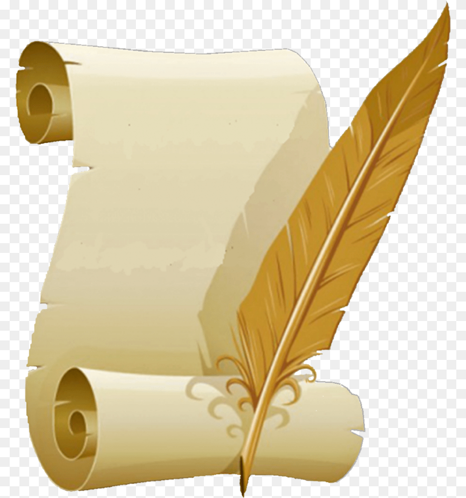 Quill And Paper Pen And Paper Clipart, Text, Document, Scroll, Mailbox Free Png