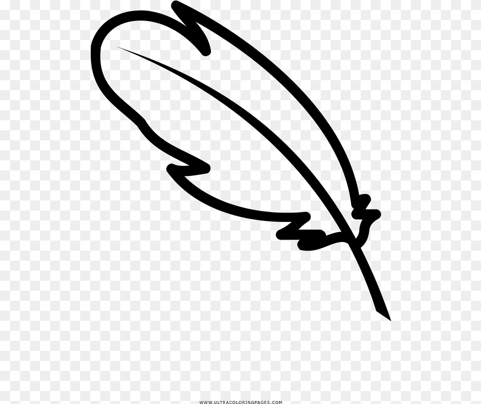 Quill Coloring, Gray Free Png Download