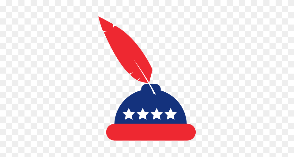 Quill Ink Usa Flag Print, Bottle, Clothing, Hat, Rocket Png Image