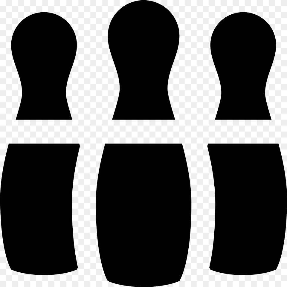 Quilles De Bowling Icon Icon, Gray Png Image