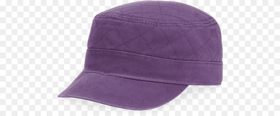 Quilted Cadet Cap Baseball Cap, Baseball Cap, Clothing, Hat, Hardhat Free Png Download