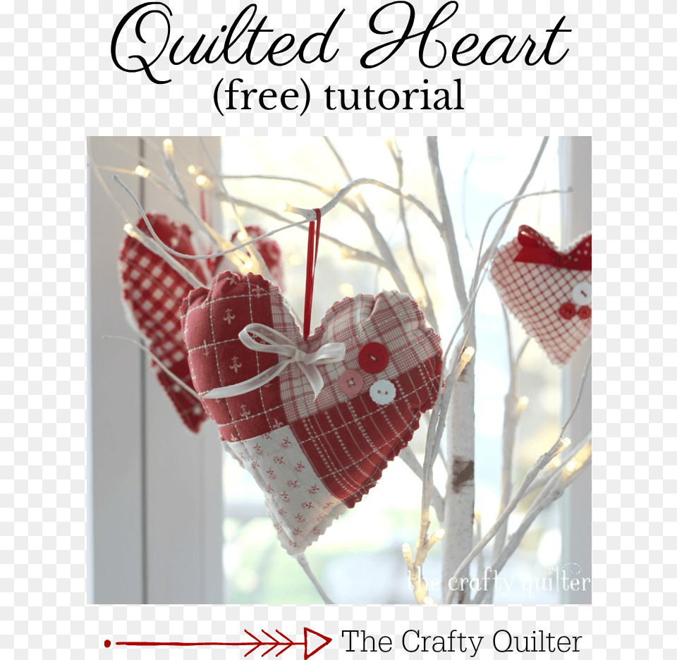 Quilted Heart Tutorial The Crafty Quilter Includes Heart, Plant, Flower, Rose, Symbol Free Png Download