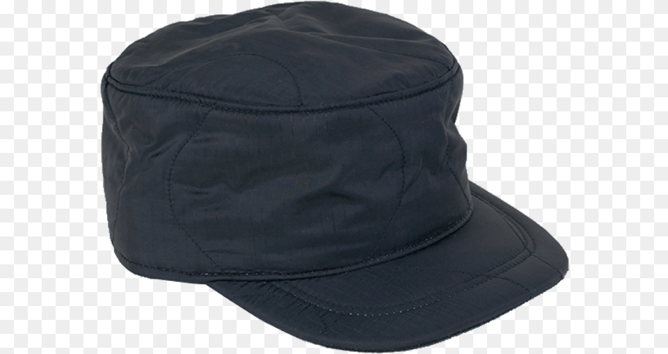 Quilted Military Hat In Black Nylon Baseball Cap, Baseball Cap, Clothing, Sun Hat Free Transparent Png