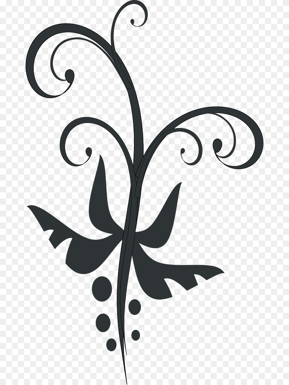 Quinceanera Clip Art, Floral Design, Graphics, Pattern, Stencil Free Png Download