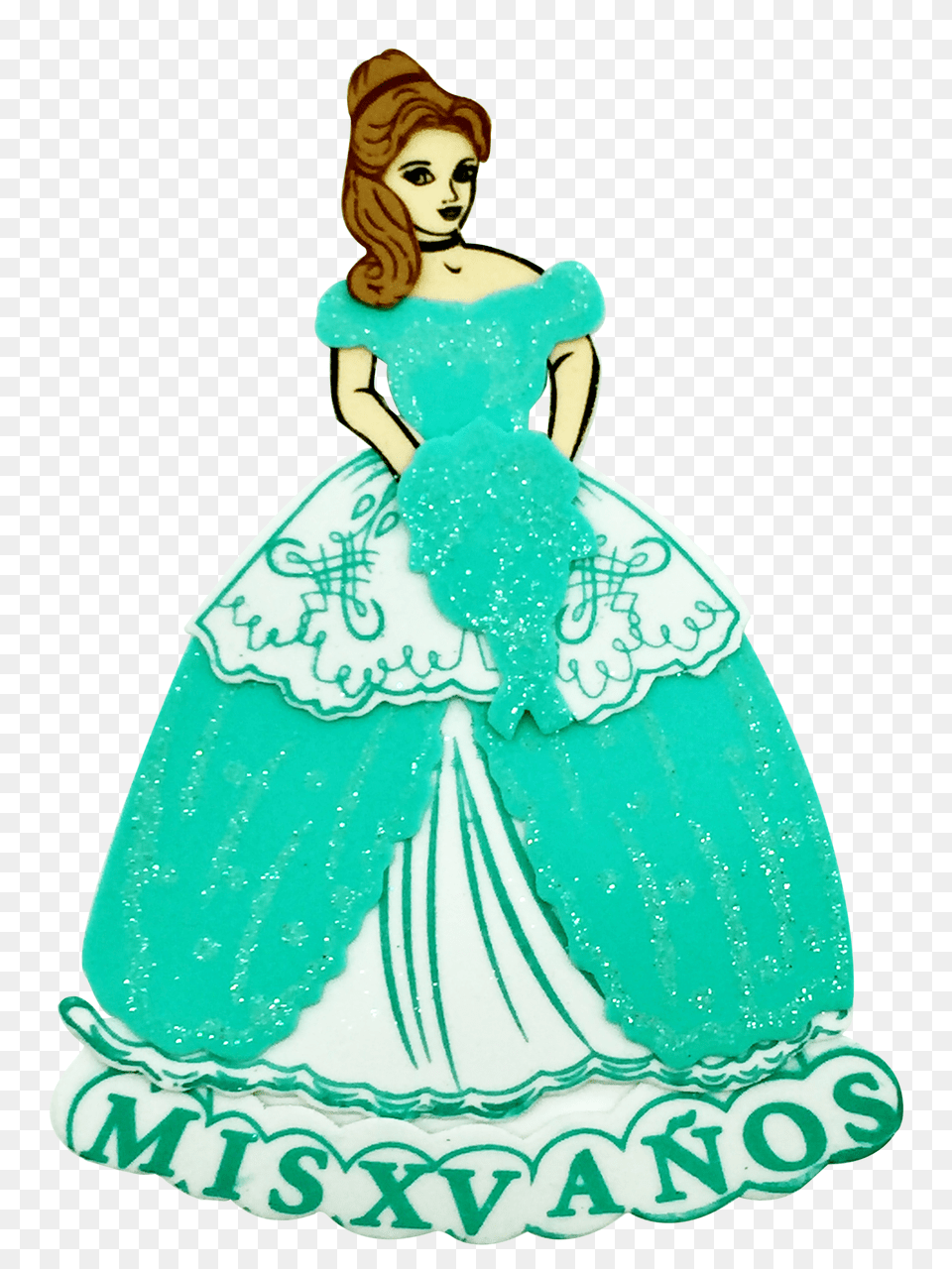 Quinceanera Foami Figurine, Fashion, Gown, Clothing, Formal Wear Png