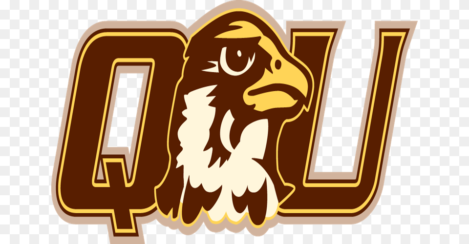 Quincy University Football Logo, Text, Person Free Transparent Png