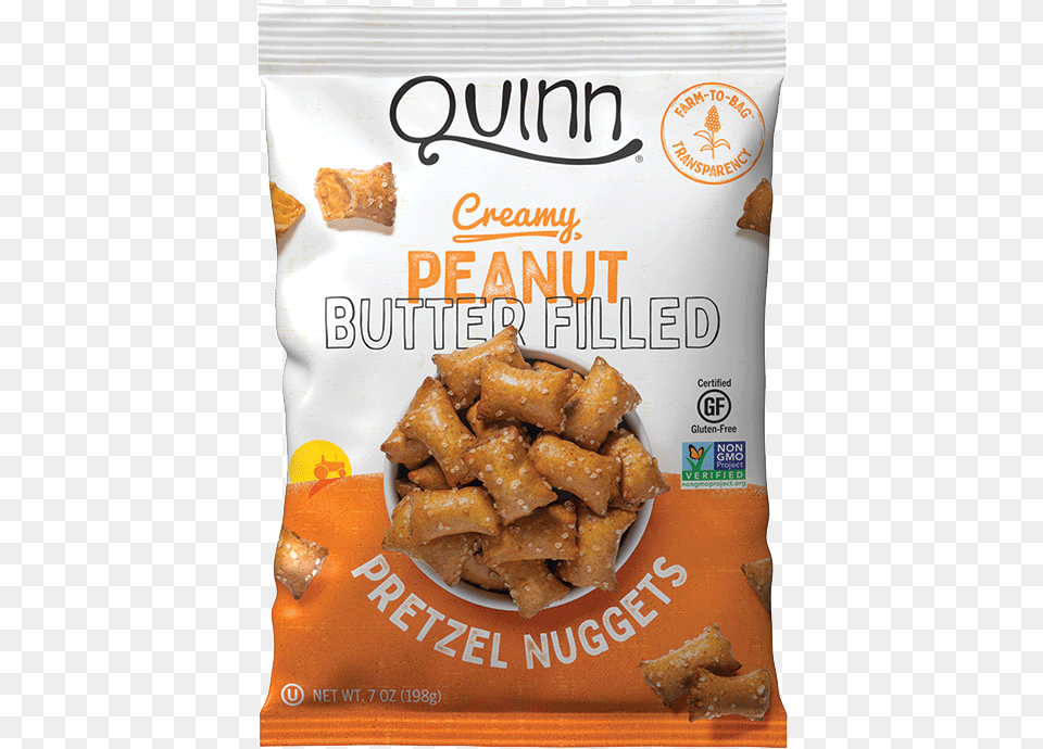 Quinn Peanut Butter Filled Pretzels, Food Png Image