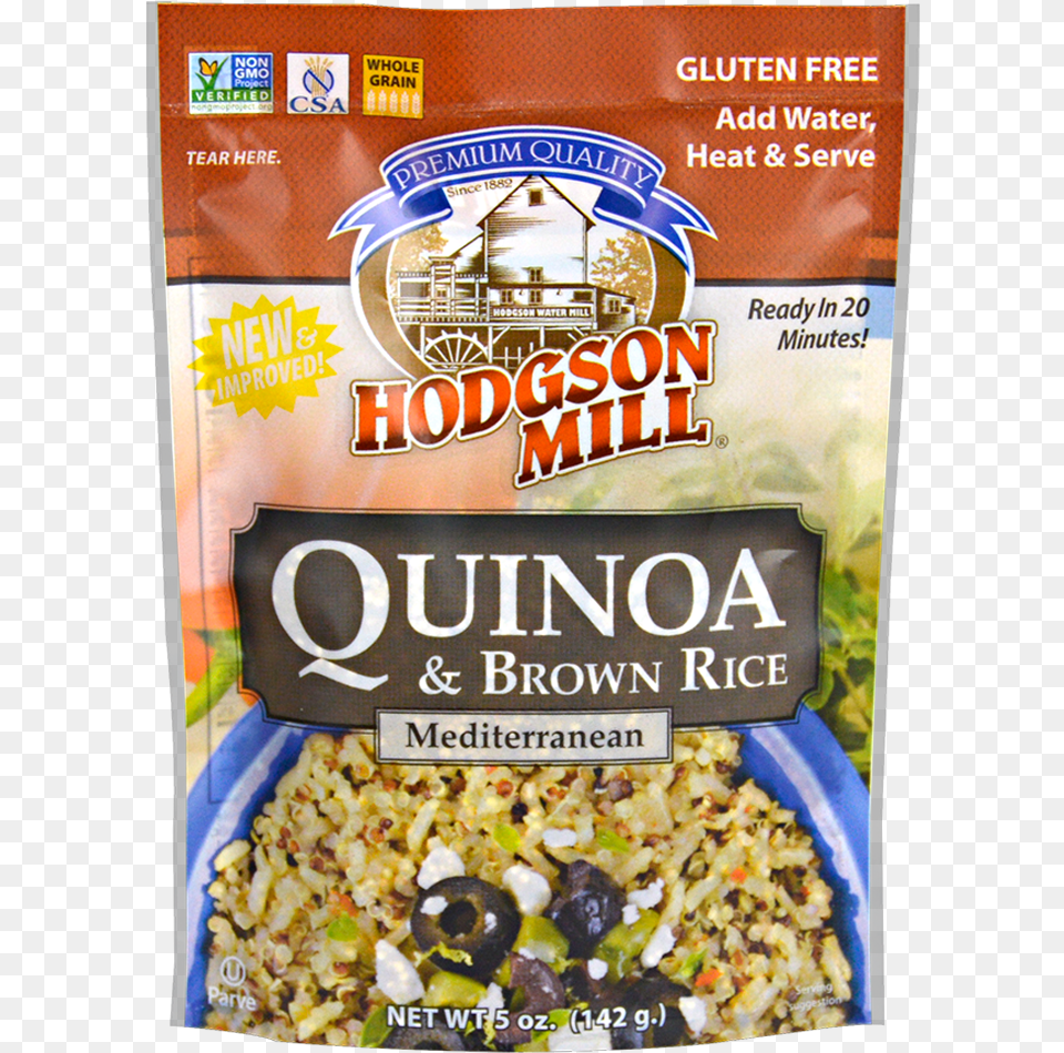 Quinoa Amp Brown Rice Breakfast Cereal, Book, Publication, Food, Pasta Free Png